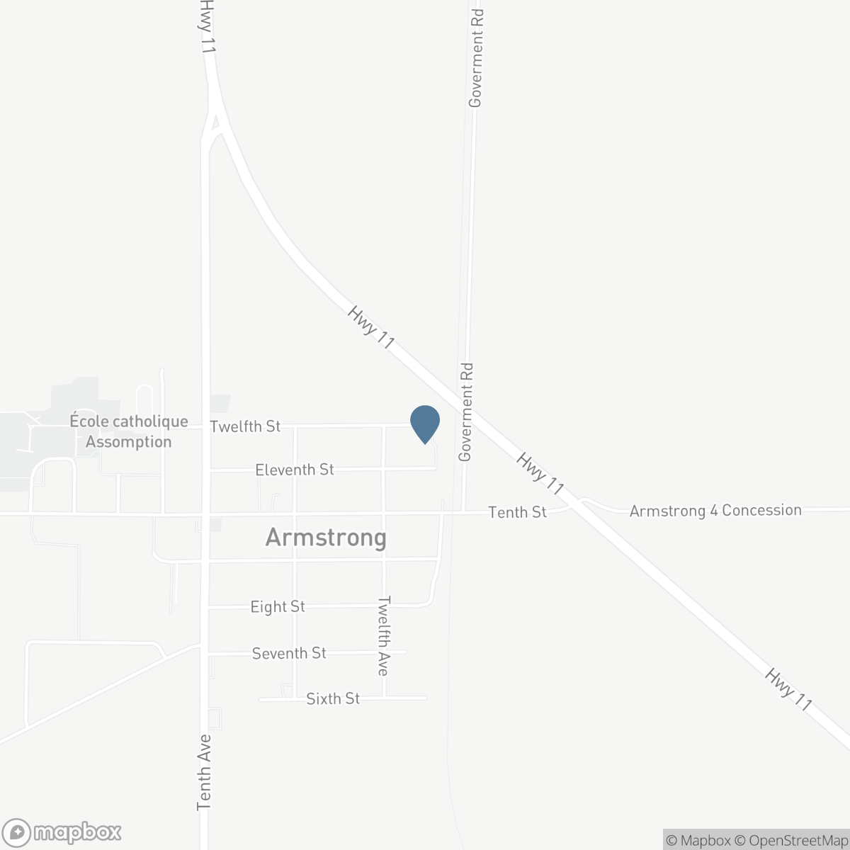 72 12TH STREET, Armstrong, Ontario P0J 1E0